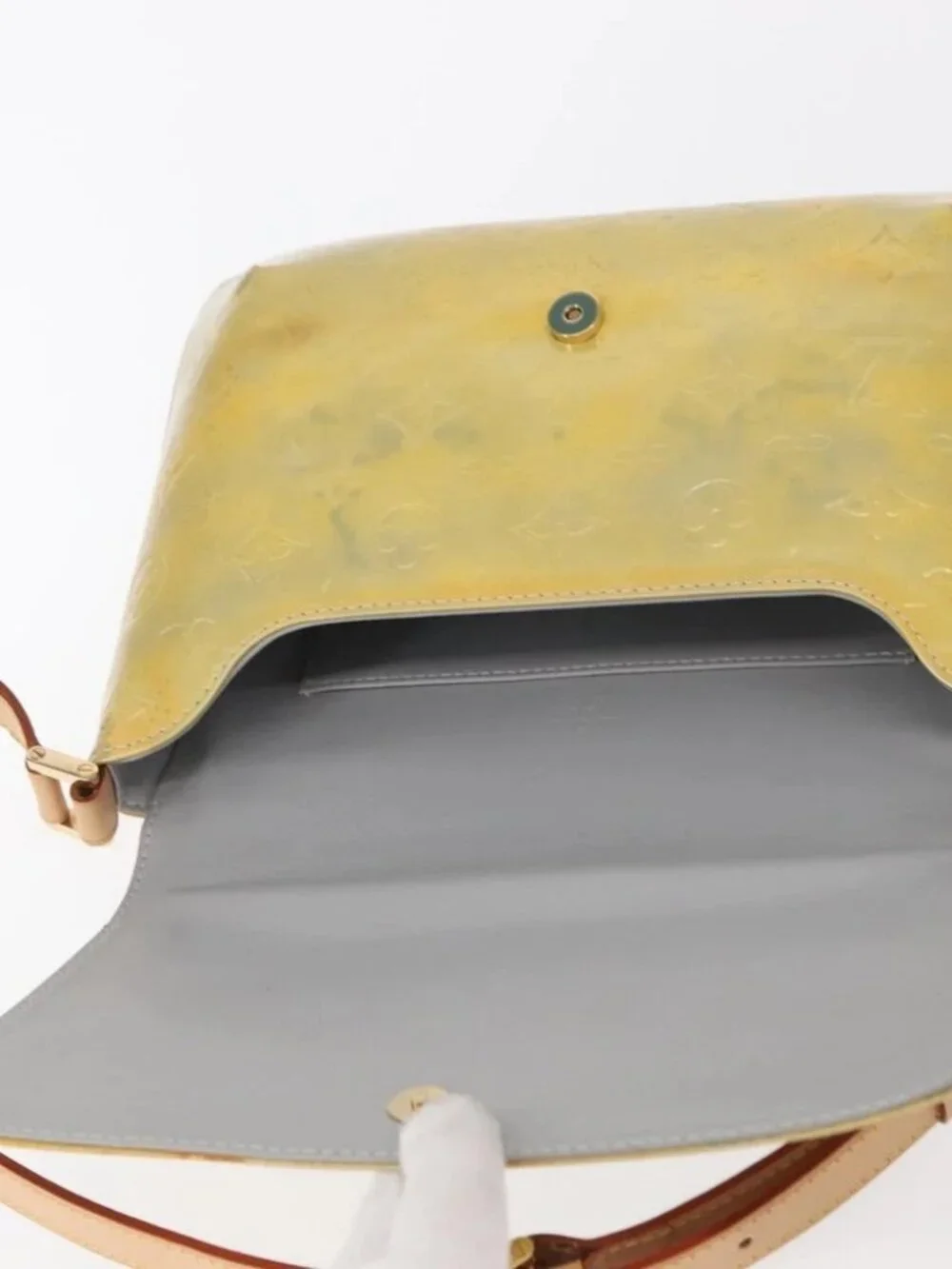 LOUIS VUITTON Monogram Vernis Thompson Street Bag Gris M91008 LV Auth - Picture 11 of 15